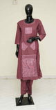 Onion Pink colour Pure Cotton 2-Piece Dress Set – Medium to 2XL