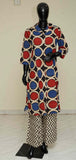 Multi Color - Pure Cotton 2-Piece Dress Set – Medium to 2XL